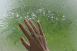 O que é clareza profissional representado por vidro embaçado sendo limpo e revelando horizonte